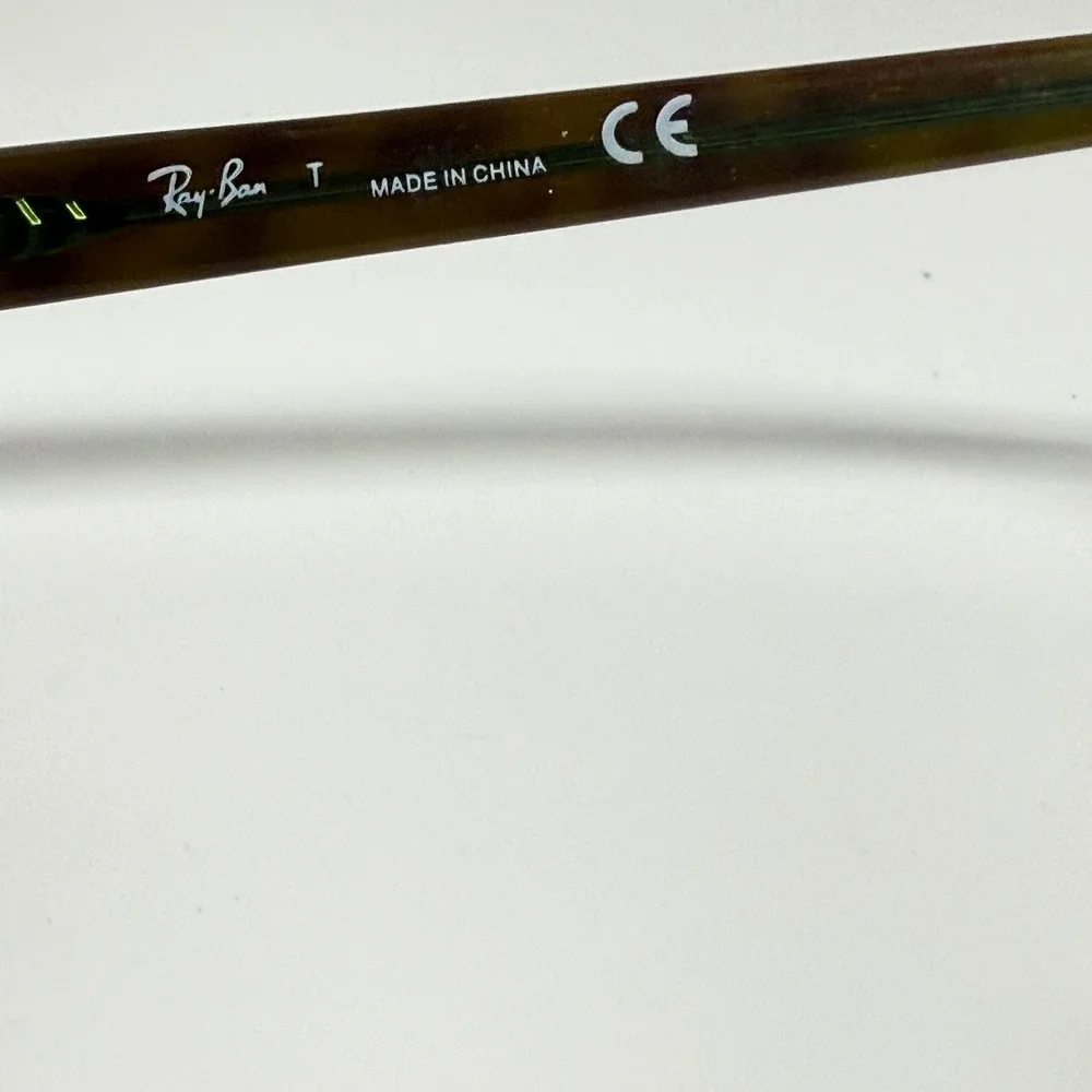 Ray Ban RB 5187 2445 Tortoise Green Eyeglasses Frames 50-16-140 Rectangular